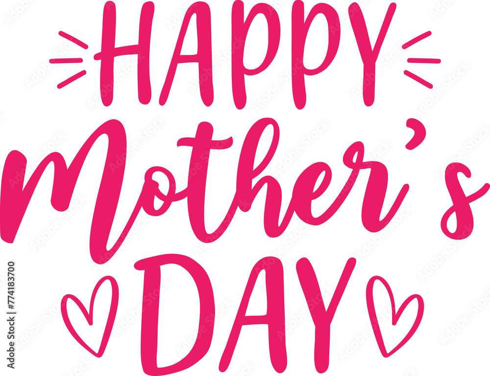 Happy Mother’s Day typography clip art design on plain white transparent isolated background for sign, card, shirt, hoodie, sweatshirt, apparel, tag, mug, icon, poster or badge Happy Mother’s Day typography clip art design on plain white transparent isolated background for sign, card, shirt, hoodie, sweatshirt, apparel, tag, mug, icon, poster or badge