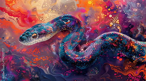 background of a snake photo