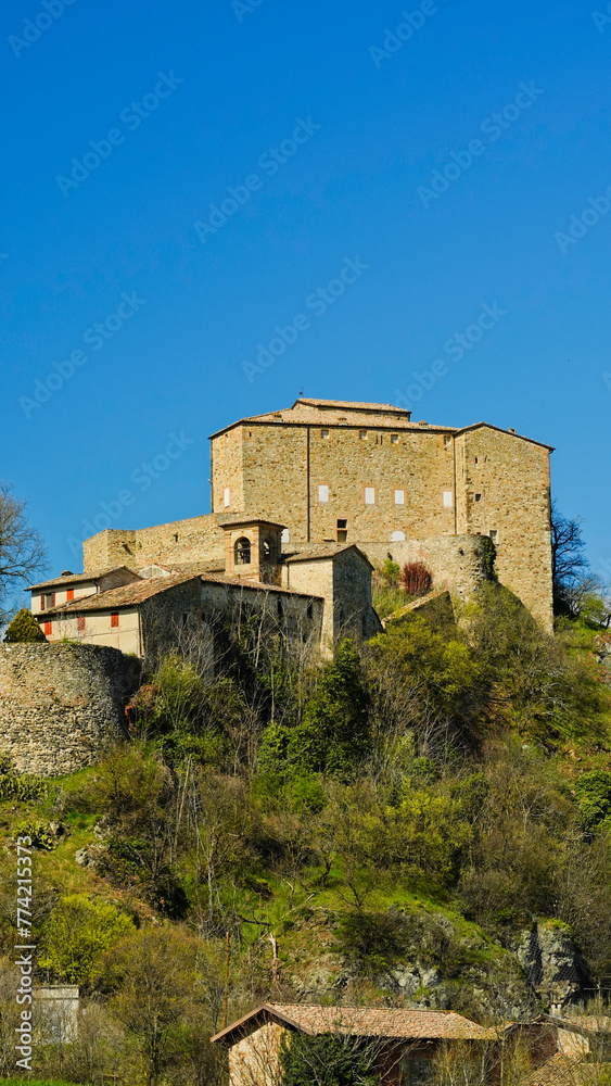 Castello medievale di Rossena, circuito dei castelli di Matilde di Canossa, Reggio Emilia. Emilia romagna, Italy
