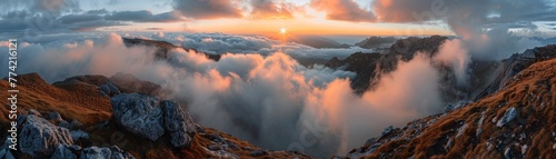 Spectacular view from a mountaintop © WARIT_S