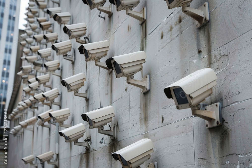 City monitoring security monitoring concept Internet