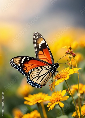 butterfly on flower