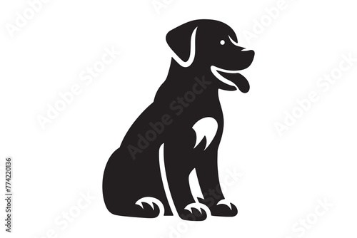 isolated black silhouette of a dog collection  Set of dog silhouette vector. Dogs and puppies in different breed  corgi  golden retriever  poses  sitting  standing  jump