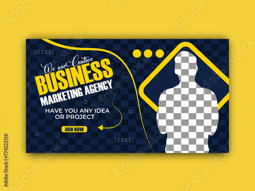 YouTube thumbnail template design