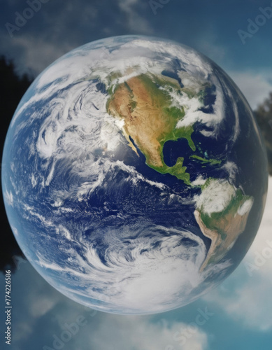 Globo terrestre simbolo della Giornata Mondiale della Terra  celebriamo la nostra casa comune