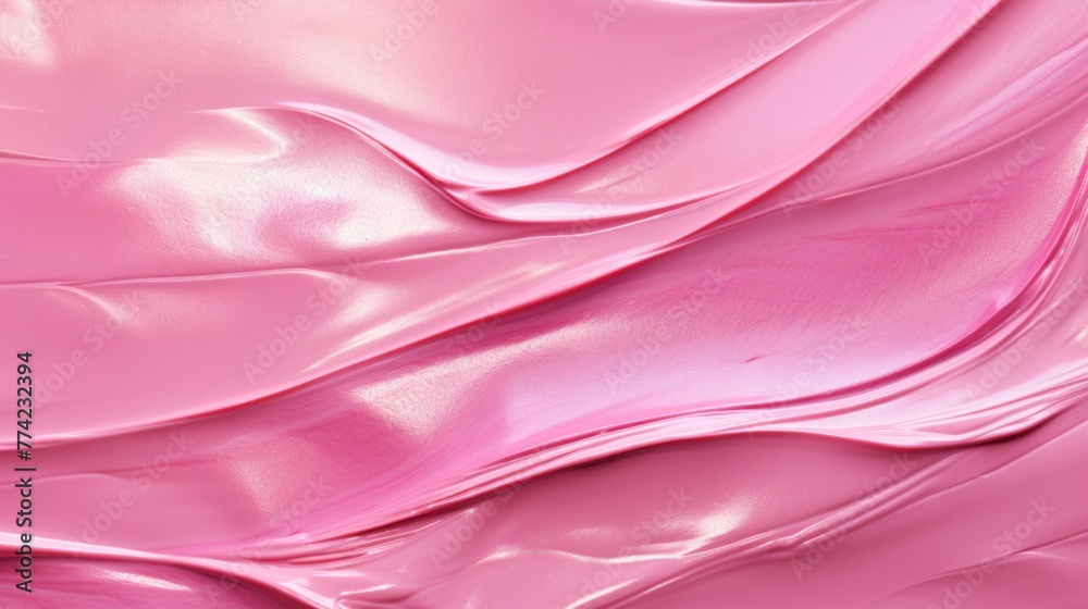 Obraz premium A pink background with a pink line that is slightly blurry