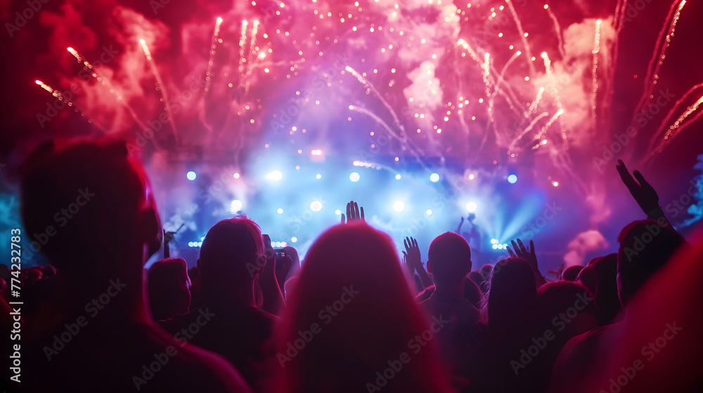 Vibrant Cosmic Explosion with Glowing Particles and Blazing Light Vibrant Cosmic Explosion with Glowing Particles and Blazing Light