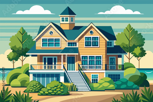 coastal style house architecture