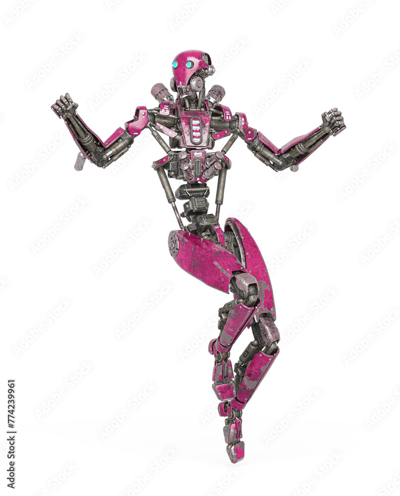 apocalypse cyborg is floating like a comic hero apocalypse cyborg is floating like a comic hero