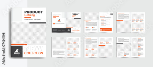 Product catalog or catalogue template design