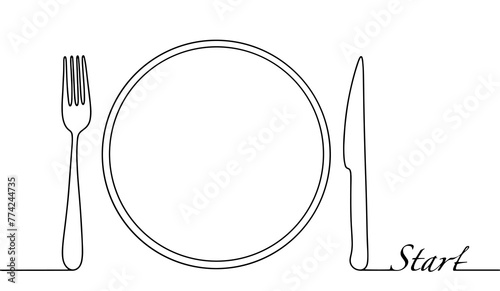 Restaurant etiquette. Start