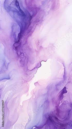 Violet watercolor abstract background © Lenhard
