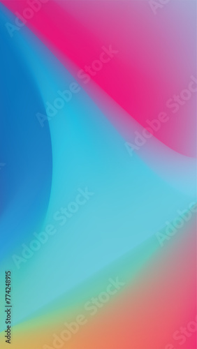 Abstract wave Gradient blue, purple and yellow minimal soft colors. For vector art design with a web banner
