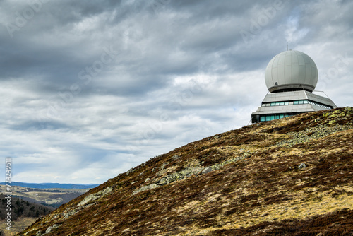 Grand Ballon Mountain Radar Stadion, Alsace, France