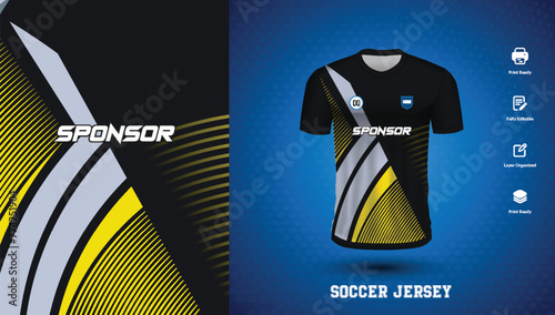 soccer jersey design for sublimation or sports tshirt design for cricket football
