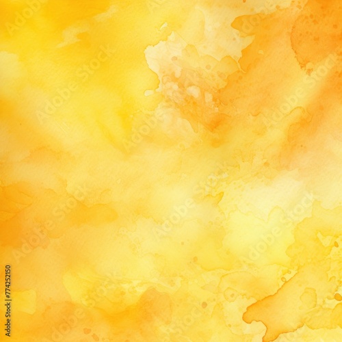 Yellow light watercolor abstract background