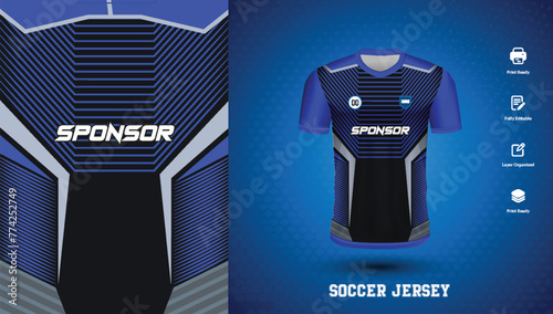 soccer jersey design for sublimation or sports tshirt design for cricket football
