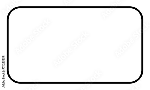 Принти на полотні vector text box for any text with box