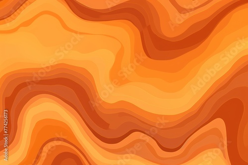 Amber topographic line contour map seamless pattern background with copy space