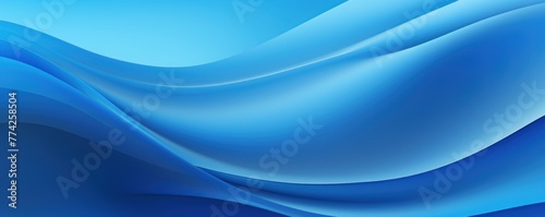 Blue gradient wave pattern background with noise texture and soft surface 