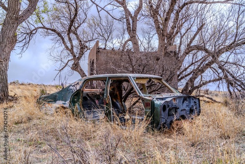 old rusty car