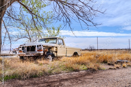 truck in the countryside