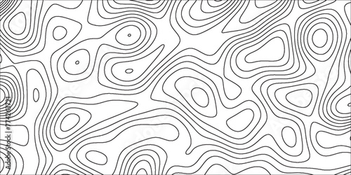 Geographic line map with topographic background and elevation assignments. Modern design with White topographic wavy pattern design. Paper Texture Imitation of a Geographical map shades . 