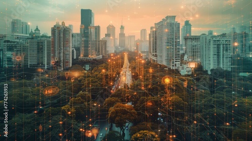 AI analyzes citizen feedback to inform urban planning decisions. photo
