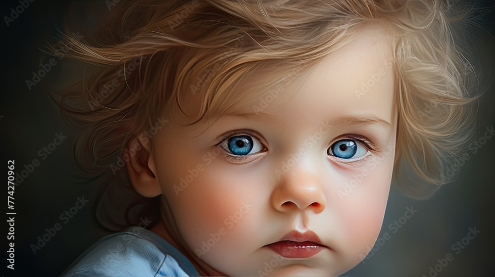 portrait of a little child portrait of a little child