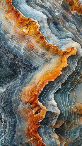 Wallpaper Mural Peel back the layers of minerals with a captivating low-angle perspective, showcasing their unique textures and patterns Torontodigital.ca