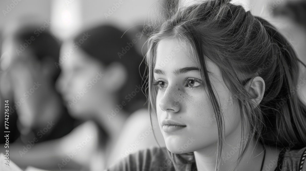 Fototapeta premium Dynamic Assessment Tools: Adjust difficulty levels in real-time based on student responses.