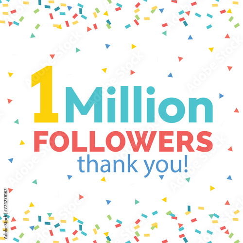 1 M Followers Design