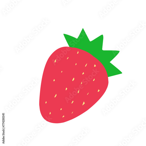Hand Drawn Different Fruits photo