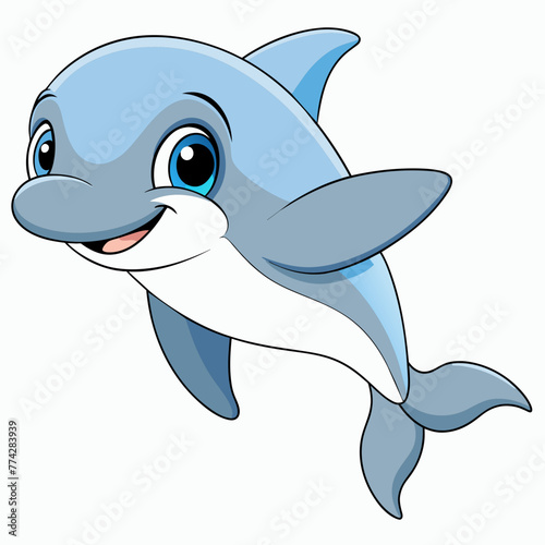 Dolphin Smiling Clipart