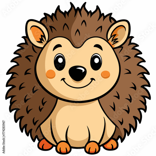 Cute Hedgehog Smiling