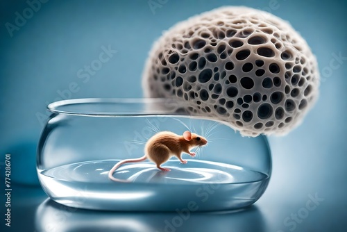 In vitro development of a mouse embryo With copyspace for text