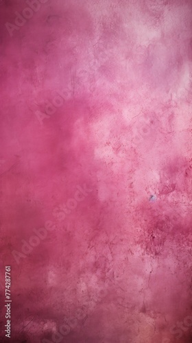 Magenta barely noticeable color on grunge texture cement background pattern with copy space 