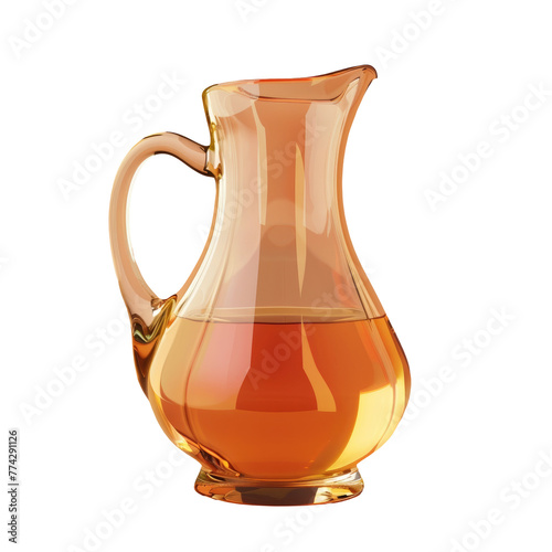 Glass pitcher filled with liquid © TheWaterMeloonProjec