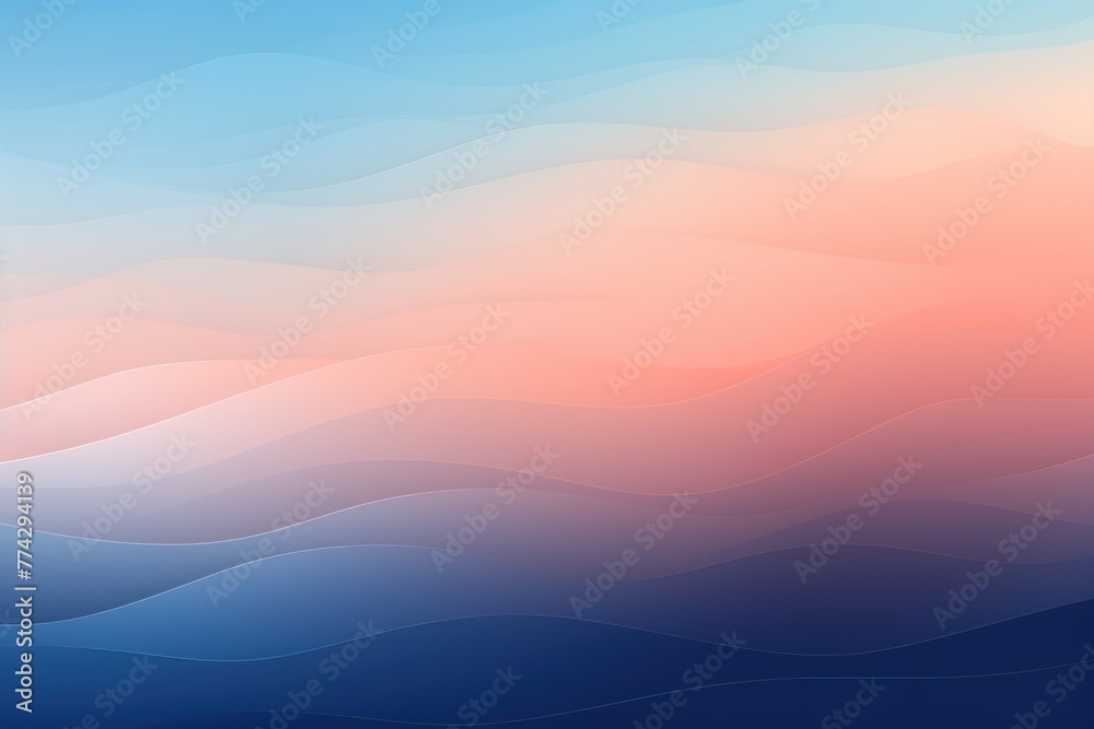 Midnight Blue Peach Aqua barely noticeable watercolor light soft gradient pastel background minimalistic pattern 