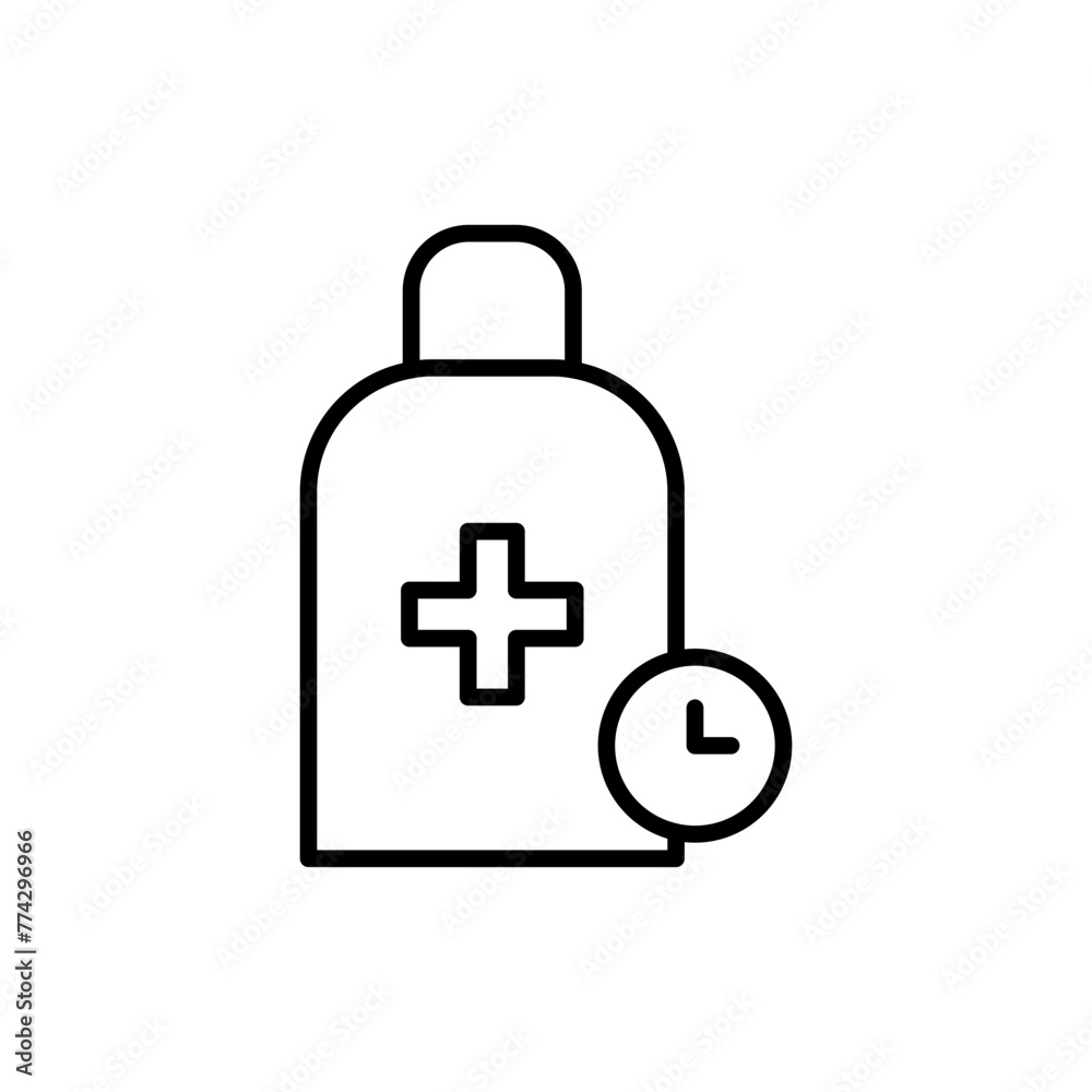 Fototapeta premium medical line icon