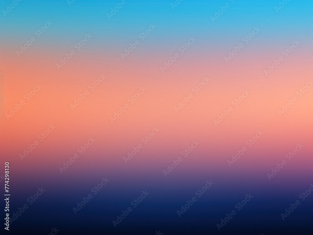 Midnight Blue Peach Aqua gradient background barely noticeable thin grainy noise texture, minimalistic design pattern backdrop 