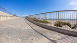Beach Promenade Walking Pathway Steel Railing Durban