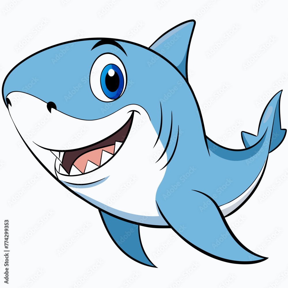 Obraz premium Friendly Shark Smiling