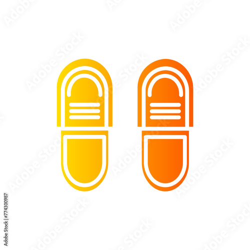 slippers gradient icon