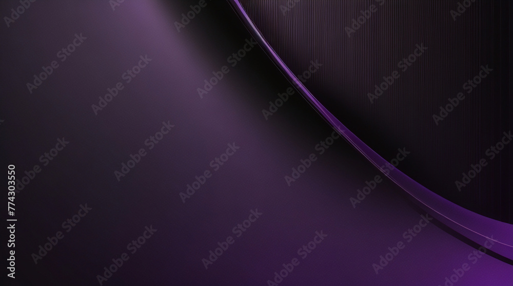 Moderner einfacher dunkelvioletter abstrakter Hintergrund für breites Banner. Lila polygonaler abstrakter Hintergrund. geometrische Illustration mit Farbverlauf. Hintergrundtexturdesign für Poster. - obrazy, fototapety, plakaty 