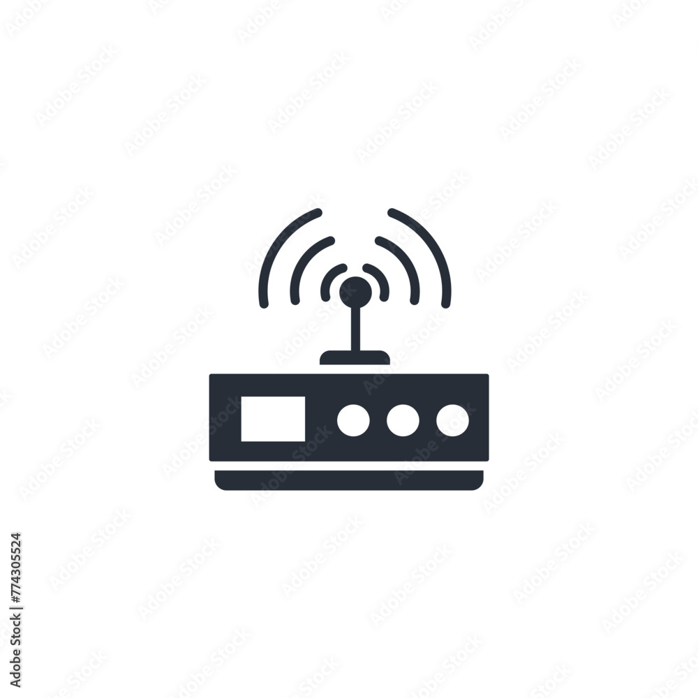 modem icon. vector.Editable stroke.linear style sign for use web design,logo.Symbol illustration. modem icon. vector.Editable stroke.linear style sign for use web design,logo.Symbol illustration.