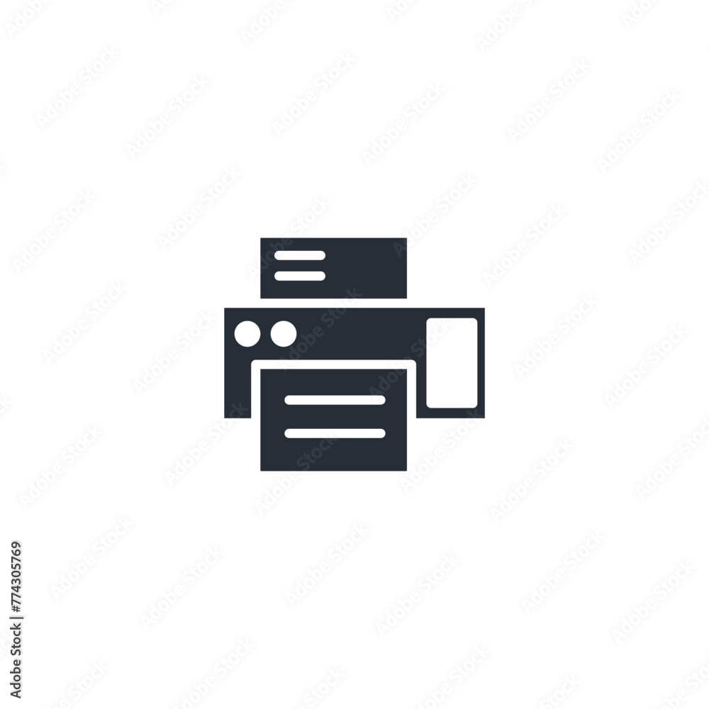 Printer icon. vector.Editable stroke.linear style sign for use web design,logo.Symbol illustration. Printer icon. vector.Editable stroke.linear style sign for use web design,logo.Symbol illustration.