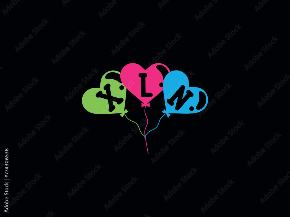 Creative Balloon XLN Logo Letter Creative Balloon XLN Logo Letter