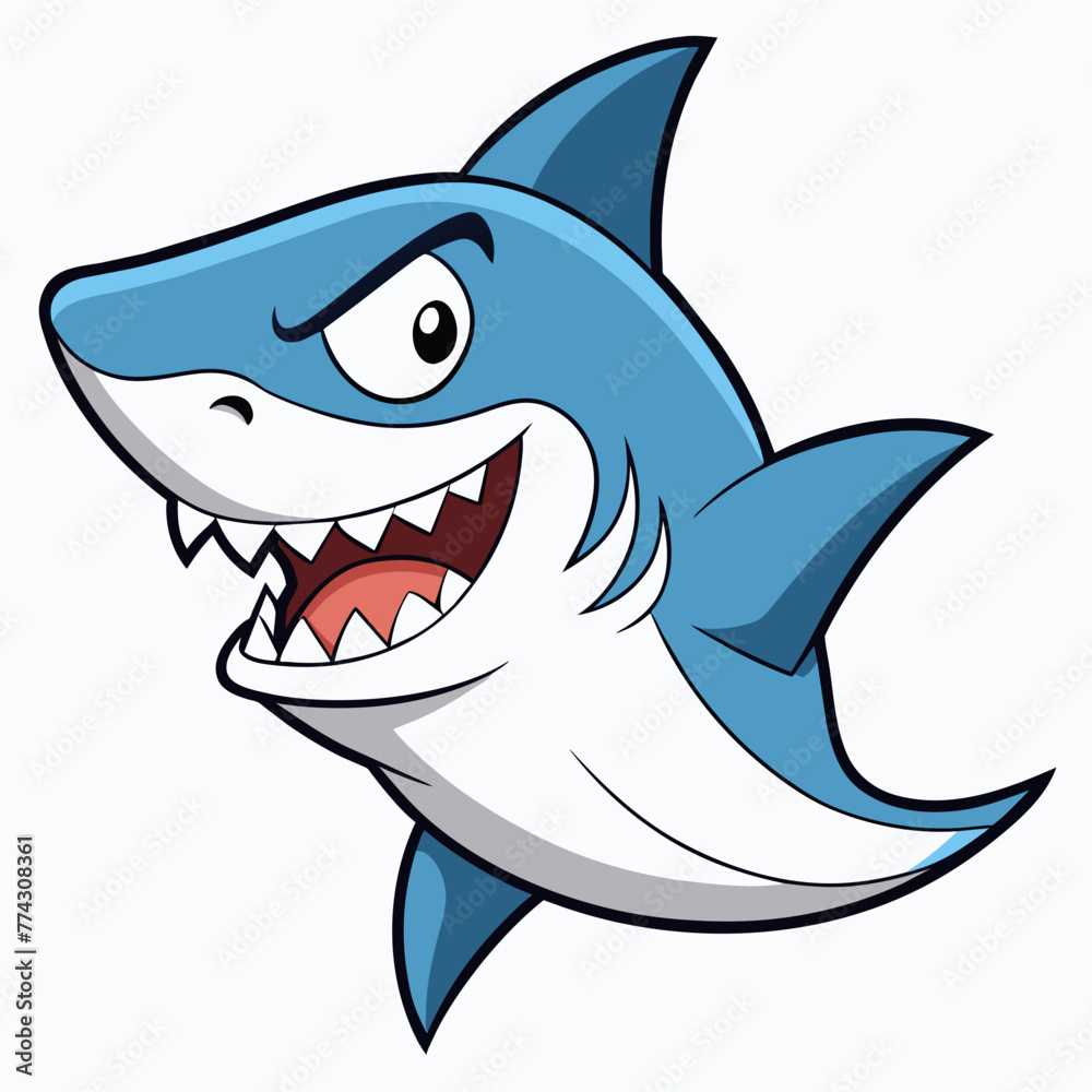 Fototapeta premium Angry Little Shark