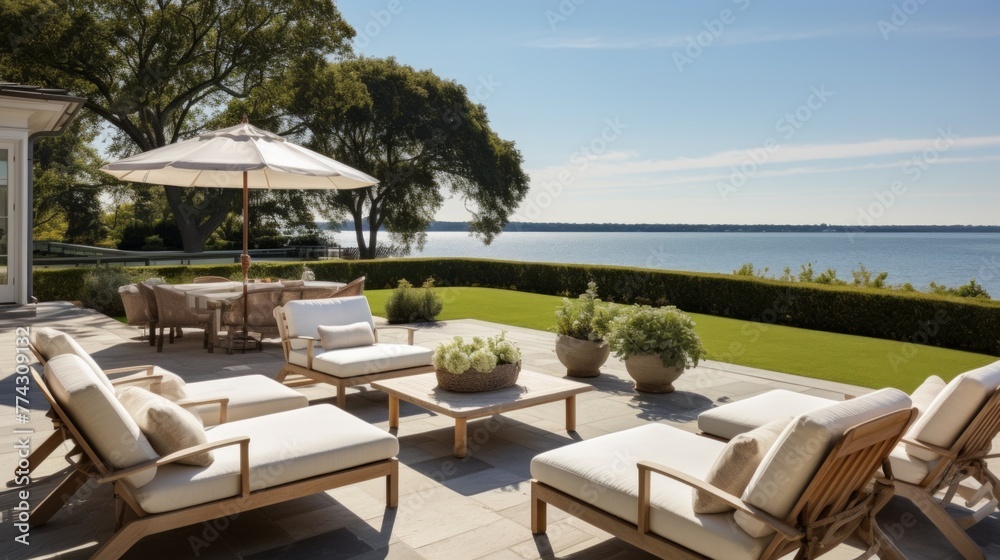 Mediterranean inspired villa with a sprawling garden and a private beach access in the exclusive Hamptons, New York Mediterranean inspired villa with a sprawling garden and a private beach access in the exclusive Hamptons, New York